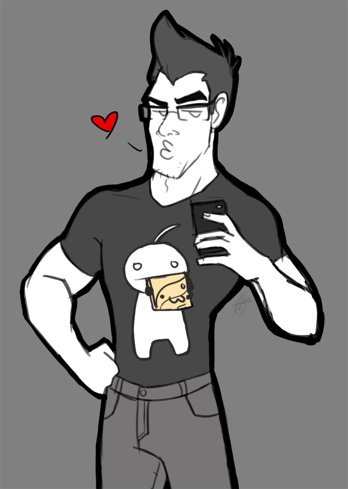 haleyscomett-art:  I will always make fun of Mark taking selfies. ALWAYS. DA: http://haleyscomett.deviantart.com/art/OMG-SELFIE-412251613