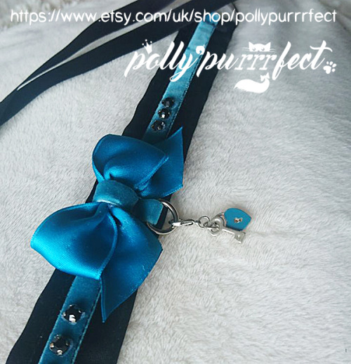 harleyypond: pollypurrrfect: ‘teal khaleesi’ ~ collar ♡ custom order ♡ visit pollypurrrfect and get