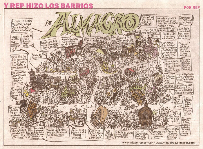 hostelcolonial:  Hace unos años, el dibujante Miguel Repiso (REP) ilustró los 48
