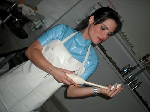 pvcapronlover: Sexy nurses with pvc and latex aprons
