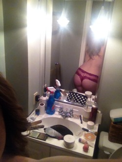 whiskeystainedeyes:  Mirror shot booty collection!