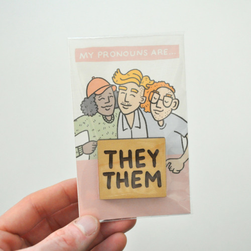 NEW PRONOUN PINS AVAILABLE!Head over to my online store to get one! ADDITIONAL INFOPronouns are