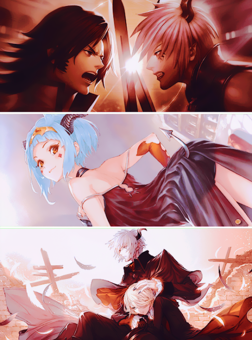 jolynecujo:SHINGEKI NO BAHAMUT: VIRGIN SOUL ENDCARDS