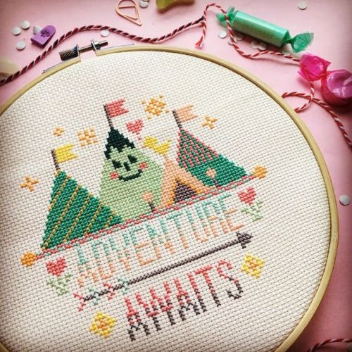 Happy Sunday is a time to get some adventure. . #crossstitch #crosstitch #crossstitcher #crosstitc