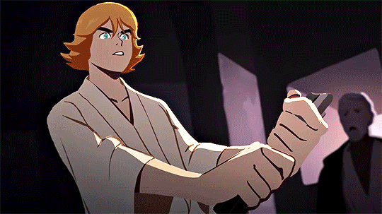 fernandabarrera:  Luke Skywalker in the Star Wars: Galaxy of Adventures trailer.