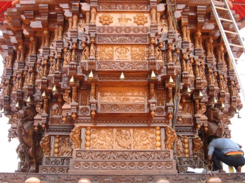 Mahalingeswara temple car, Karnataka