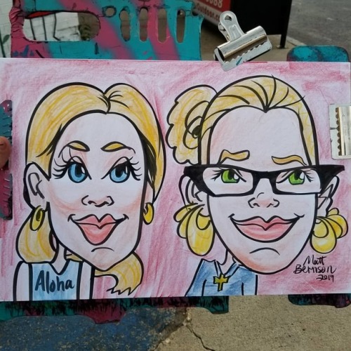 Caricature done at Dairy Delight.  Summer means ice cream for dinner!   ========================== I do all sorts of events, any kind of party can use a caricature artist!    ========================== www.patreon.com/mattbernson . . . . . . . #Caricature