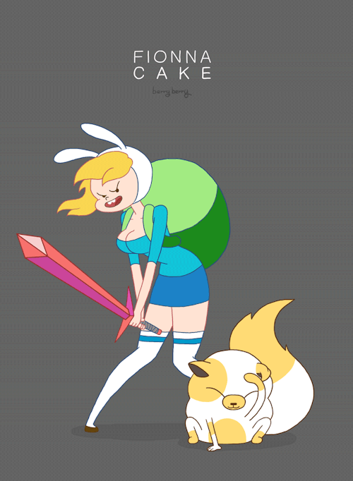 gangberry:   Don’t mess with us!   Fionna and Cake 