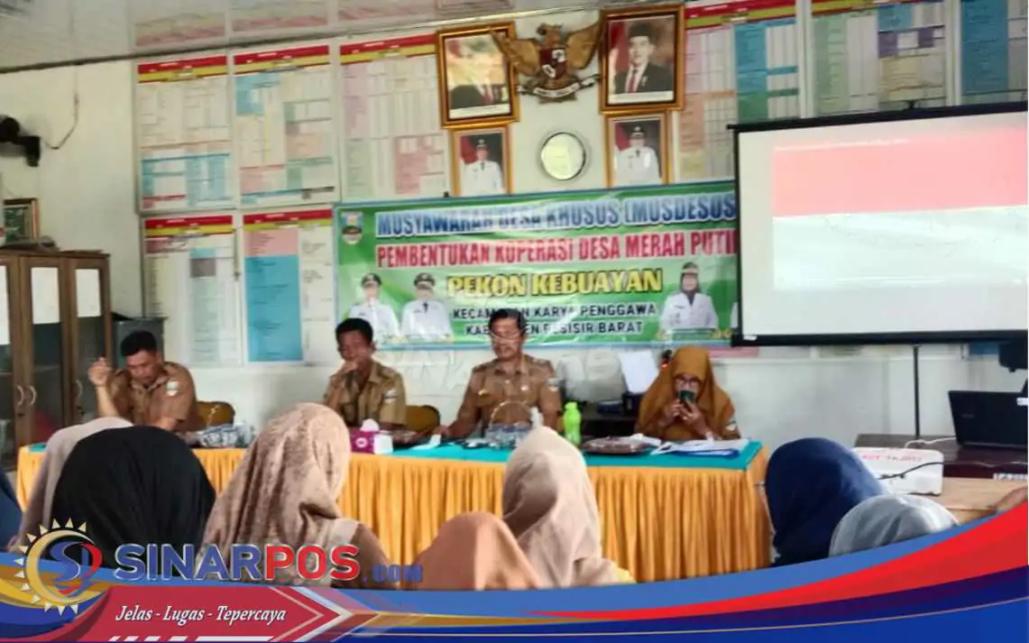 Pekon Kebuayan Kecamatan Karya Penggawa Gelar Musdes Pembentukan Koperasi Merah Putih, Langkah Awal Kemandirian Desa