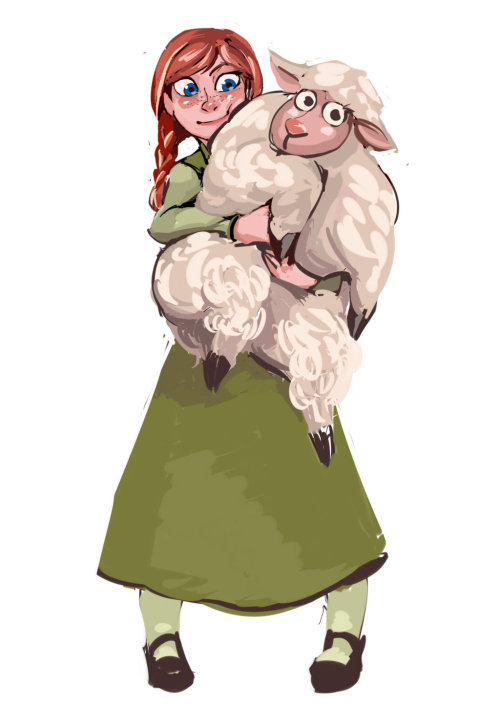 People you should check out on Deviantart RIGHT THE FUCK NOW.Why is Anna riding a pig? Where did Els