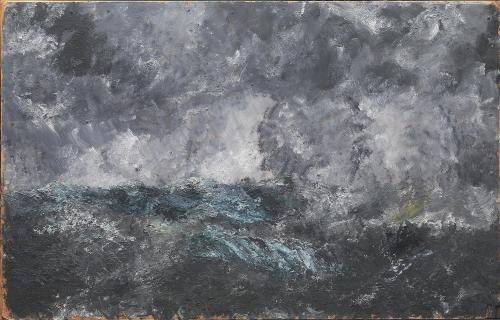 August Strindberg - Storm in the Skerries. “The Flying Dutchman” (1892)