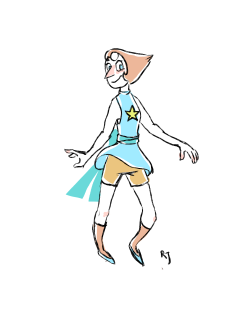 artofracheljoseph:  I don’t know if you’ll see this but thank you orlagh for getting me obsessed with drawing the gems  DAY 42 PEARL!! 