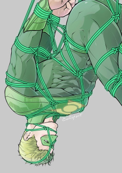 evinist:  This is the last one I promise.Green Lantern Bondage Series 