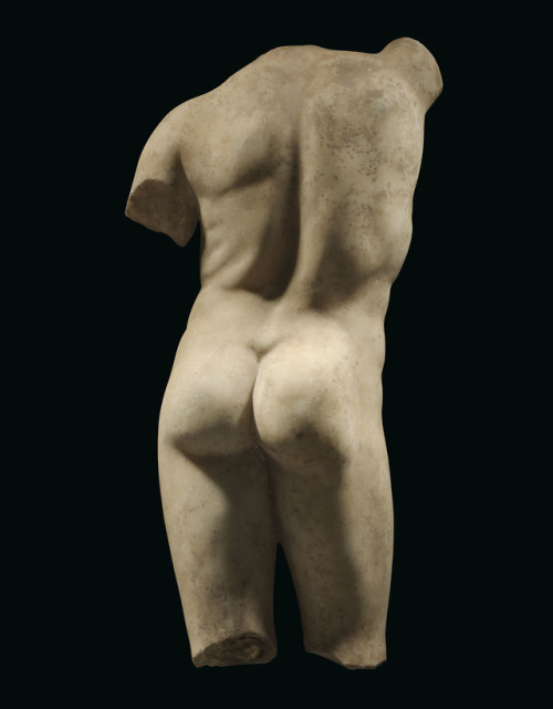 thatshowthingstarted: A ROMAN MARBLE TORSO OF THE ‘POURING SATYR’ TYPE,CIRCA 1ST CENTURY