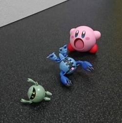 letsbuildgunpla:  Kirby x Kapool  https://m.facebook.com/story.php?story_fbid=10157066144068273&id=257818043272