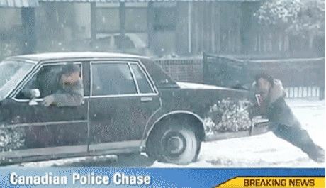 failsnet:  Tumblr Fails.net - Canadian Police Chase