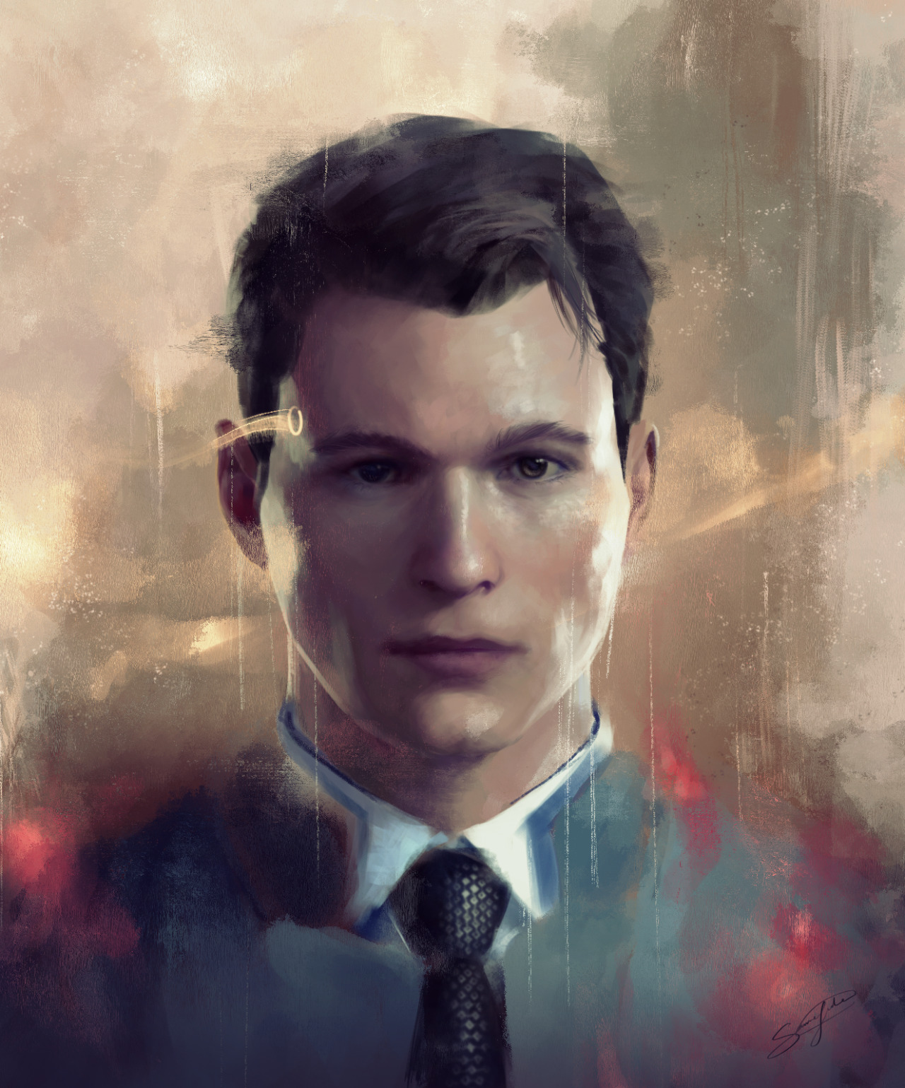 connor - detroit: become human Jugay - Illustrations ART street