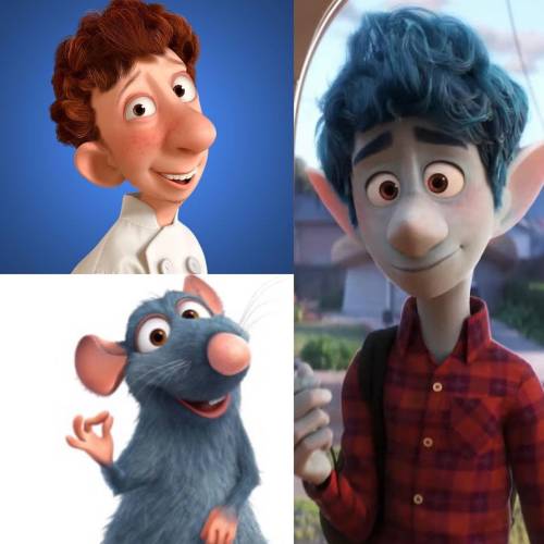 shittymoviedetails: In the movie “ratatouille” after the events ended they liked each ot