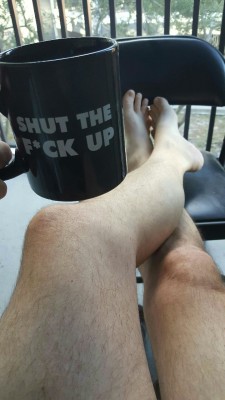 porkchop69yum:  Chillaxin with my fav mug