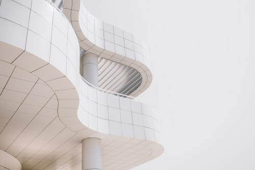 Smooth Geometry.Richard Meier | The Getty Centre.Photography by Rebecca Dale.