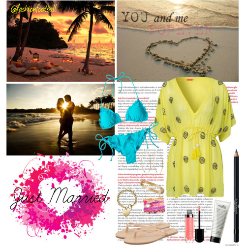 ♡ From Rio With Love ♡ by fashionfootball featuring a lip gloss
Wonderland bikini top, $31 / Tkees flat sandals / Bracelet bangle / Michael kors bracelet / Cartier bracelet / Lana white gold earrings / Chanel eyeliner / Lip gloss / Philosophy body...