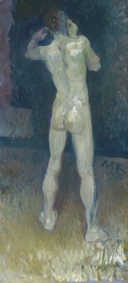 thunderstruck9: Matthijs Röling (Dutch, b. 1943), Sleepwalker, 1993. Oil on canvas, 36 x 17 cm. via huariqueje 