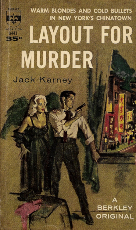 Layout For Murder, by Jack Karney (Berkley,