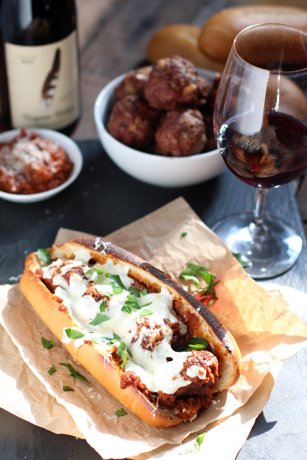 hoardingrecipes:  Smoked Meatball Sandwiches  