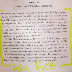 bajo-el-mar:Reading about abusive men and the way they think. Very unsettling and an incredible book so far. Here are my very professional notes.