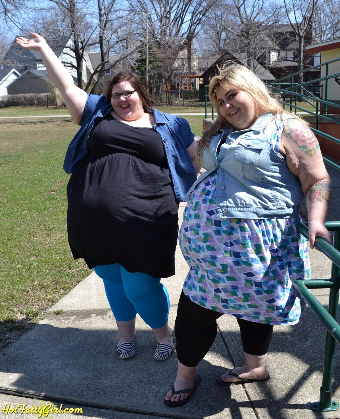 hotfattygirl:  From a recent HotFattyGirl.com update with my BFF Violet James! This