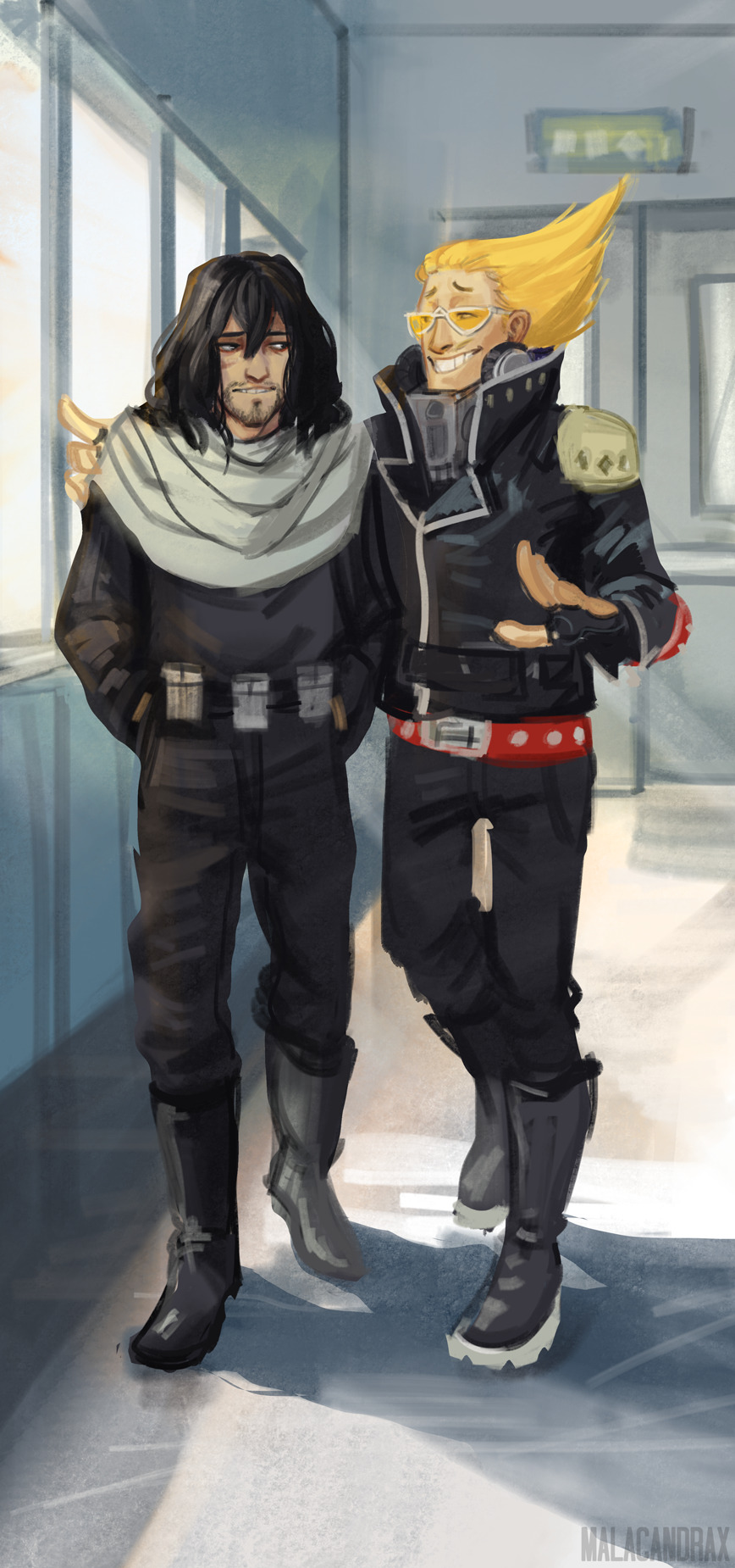 malacandrax: Between classes   Speedpaint (2-3 hours) I tried to capture the characters ‘feel’