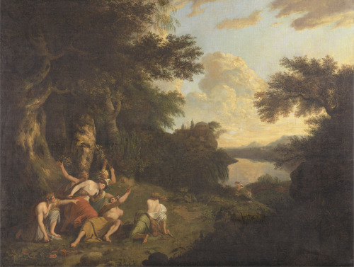 The Death of OrpheusThomas Jones (British; 1742–1803), landscape John Hamilton Mortimer (British; 17