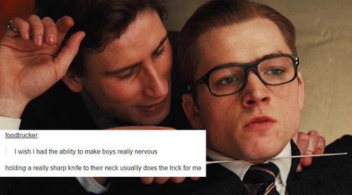 avgeropulos:Kingsman + text posts [8/?]