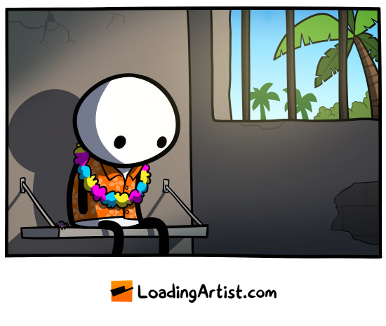 loadingartist: CRIME PAYS (he robbed my store :( ) 