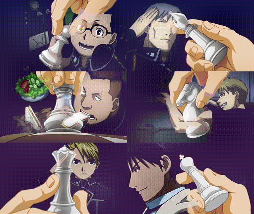 :  “My pawn. My bishop. My rook. My knight. And worst of all, they’ve even taken