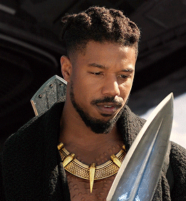 killmongerdispussy:palmsofgranate:jason-todds:Michael B Jordan as N’Jadaka/Erik Killmonger in Black 