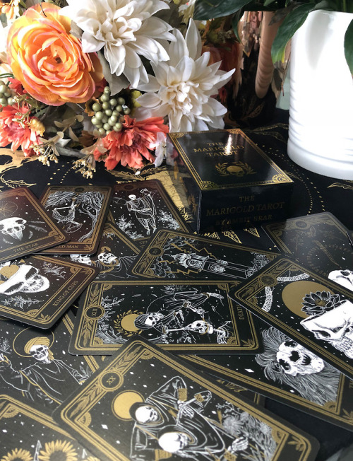 musterni-illustrates: The Marigold Tarot by Amrit BrarSome photos of sample decks, coming to my