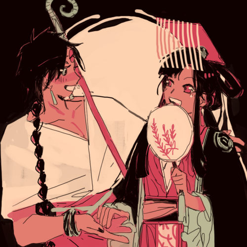 112/365 : Aladdin and Kogyoku from Magi.Who draws Magi in 2022 ? me. I do. I miss magi so much sobs 