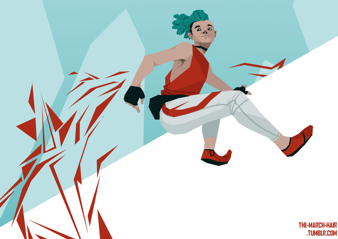 the-march-hair:  The Amis, as Runners from Mirror’s Edge… because I was playing