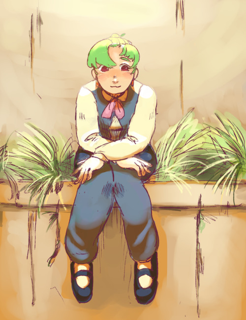 darklitplanets:ykk doodle!!! alpha is really really cute and ykk gives me Big Feelings
