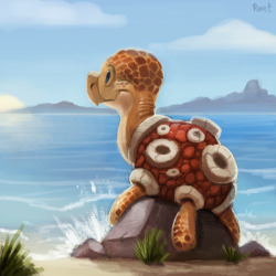 pokemonpalooza:  DAY 161. Shuckle (30 Minutes) by *Cryptid-Creations