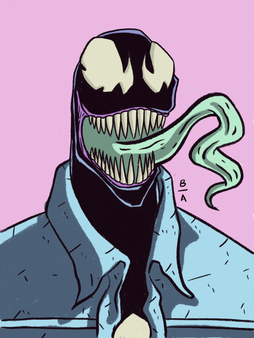 03/01/21: Venom in Denim. Procreate is pretty cool.