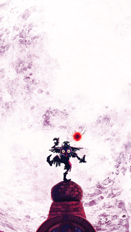 squaleon-deactivated20151218: The Legend of Zelda: Majora’s Mask 3DS iPhone Backgrounds (Compa