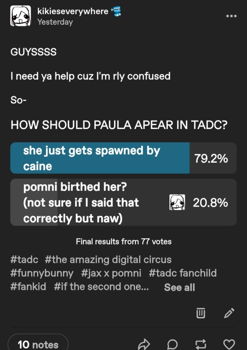 Thank You For Saving Me From Drawing Prego Pomni