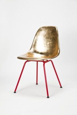 artofoverwhelm:  Golden Eames chair