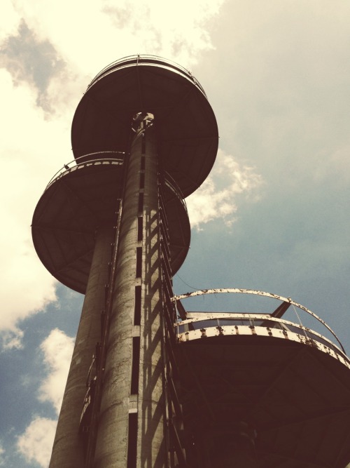 Fabulous shot.
buildingsworthposting:
“ New York State Pavilion, 1964-65 World’s Fair. Flushing Meadows, NY
”