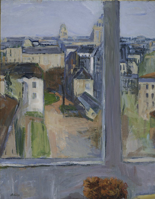 From the Studio Window  -    Fritiof Schüldt, 1930Swedish, 1891-1978Oil on canvas.   93 x 72.4 cm