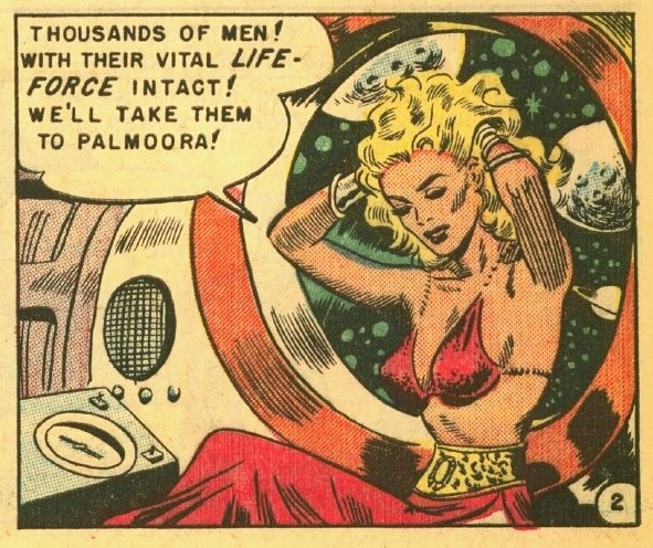 xenophone:  not.pulpcovers: panel from Kenton of the Star Patrol image crop &amp;