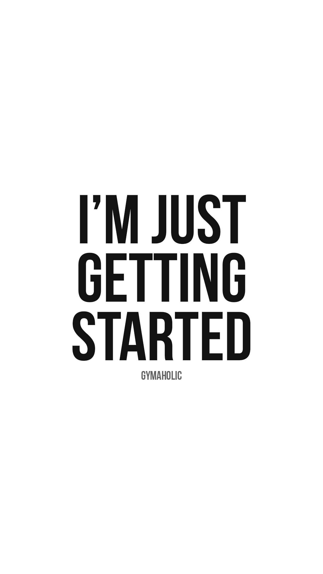 I’m just getting started