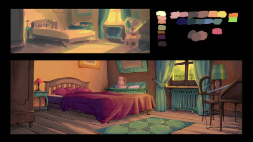 Color exercice - Backgrounds from Le Jour des Corneilles & Abraca